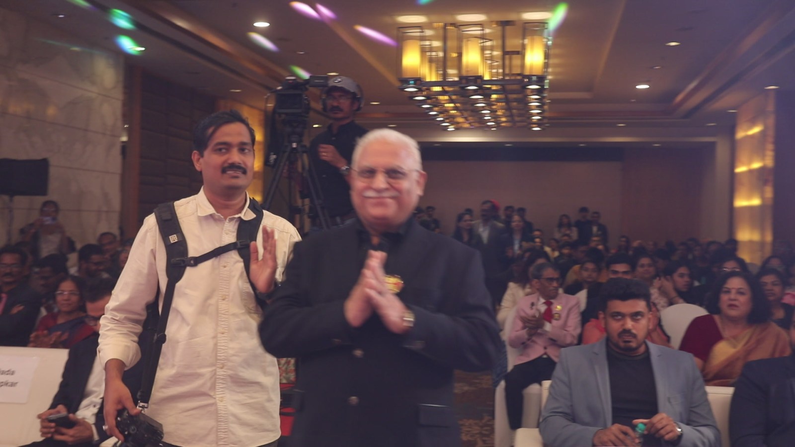 Dr. Rajesh Takyar at the Golden Book Awards 2025 ceremony.