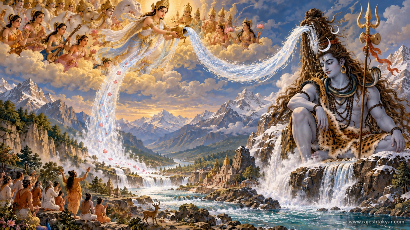 The Ganga Came to Earth Twice