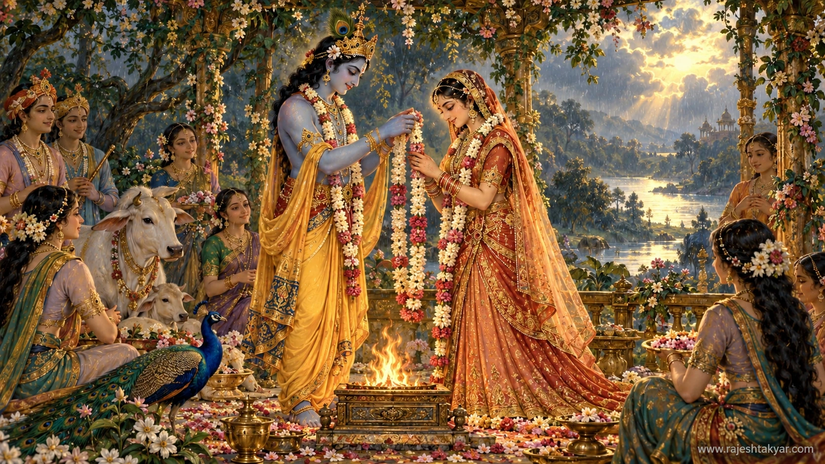 The Marriage of Radha and Krishna
