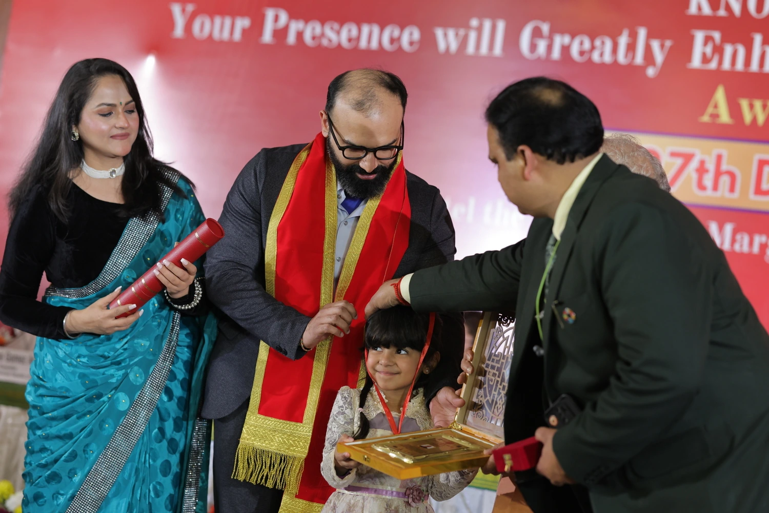 The Bharat Gaurav Padam Shri Sammaan ceremony. (I was unable to come myself due to illness.)