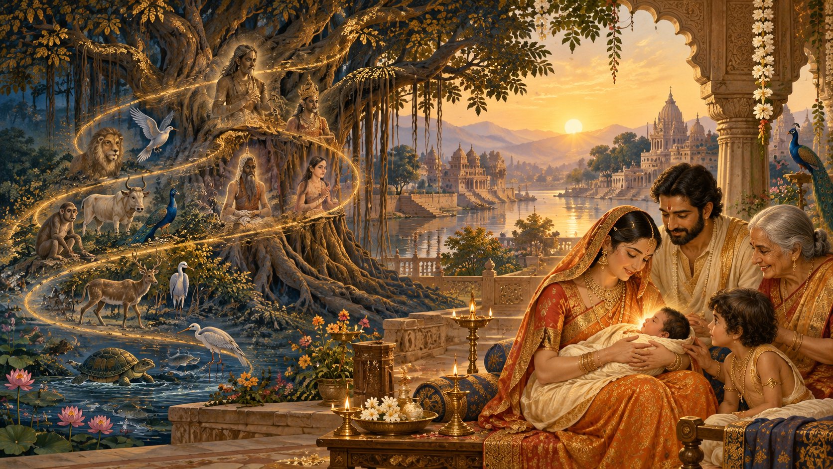 हमारा जन्म कैसे होता है ?