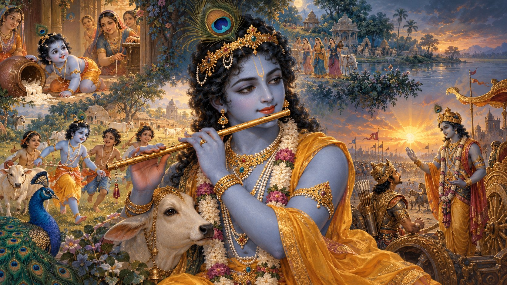 555 शब्दों के कृष्ण