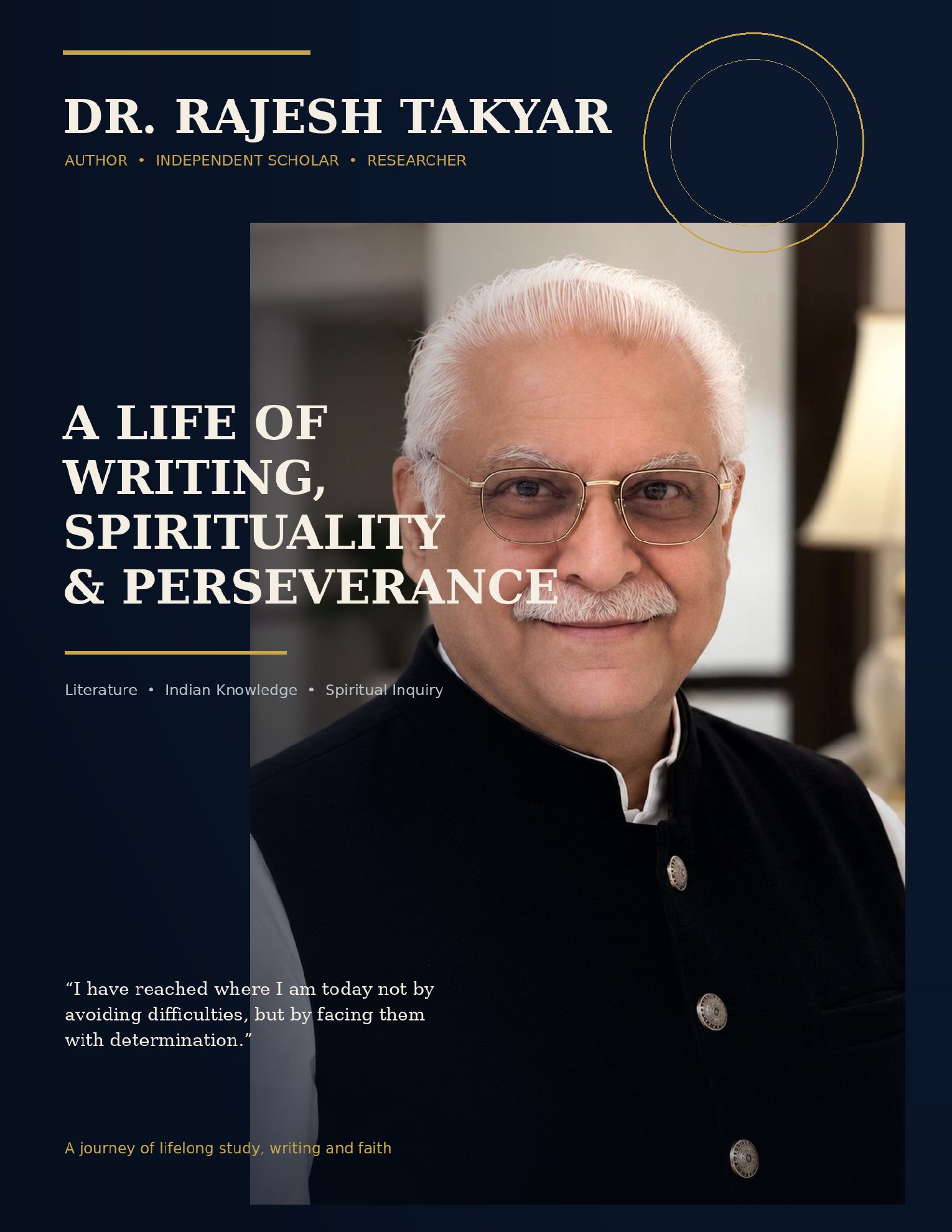 Dr. Rajesh Takyar’s profile, page 1