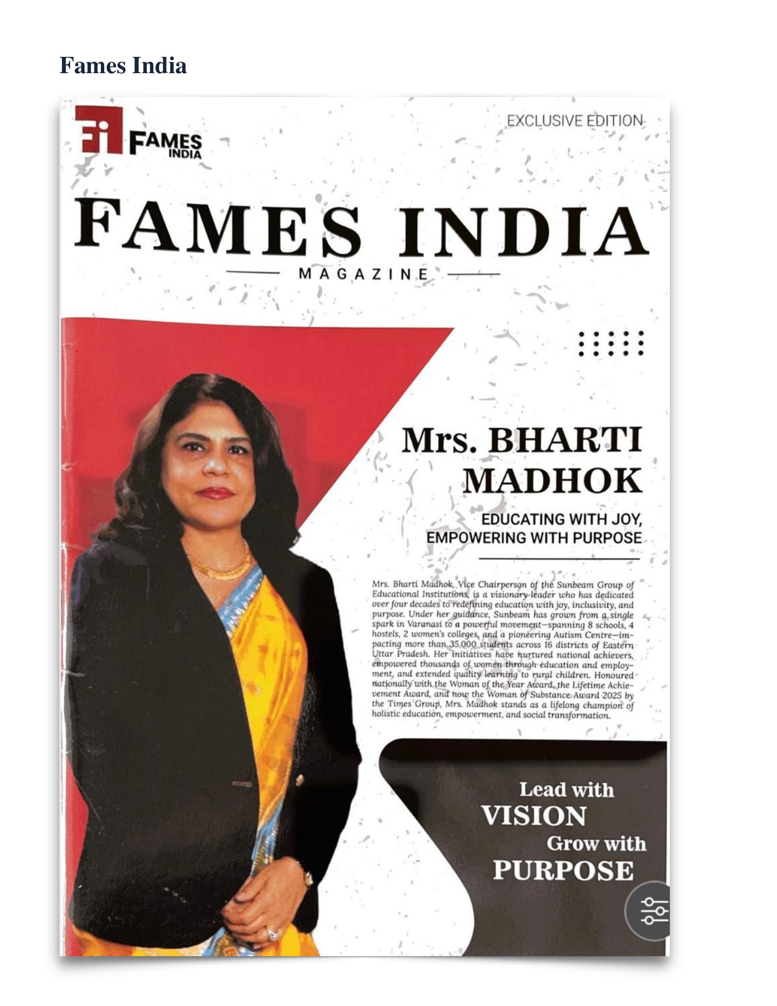 Dr. Rajesh Takyar’s profile, page 39